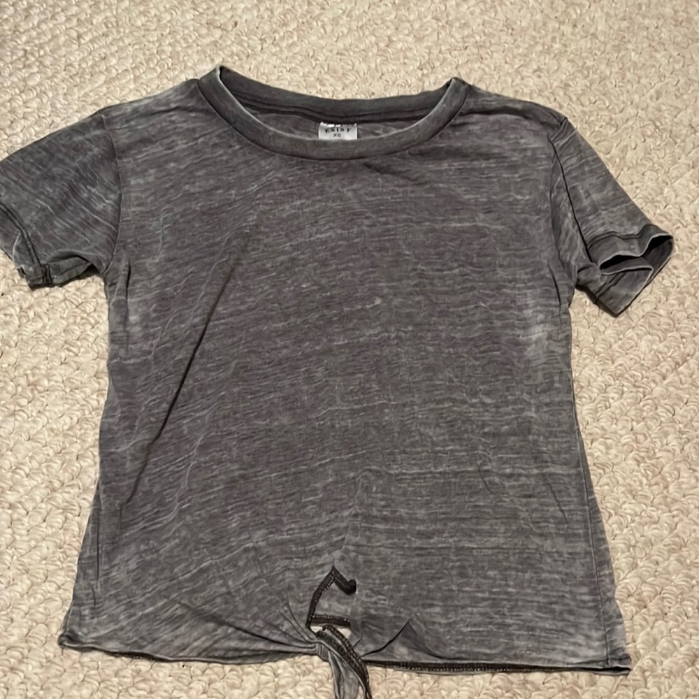Gray shirt